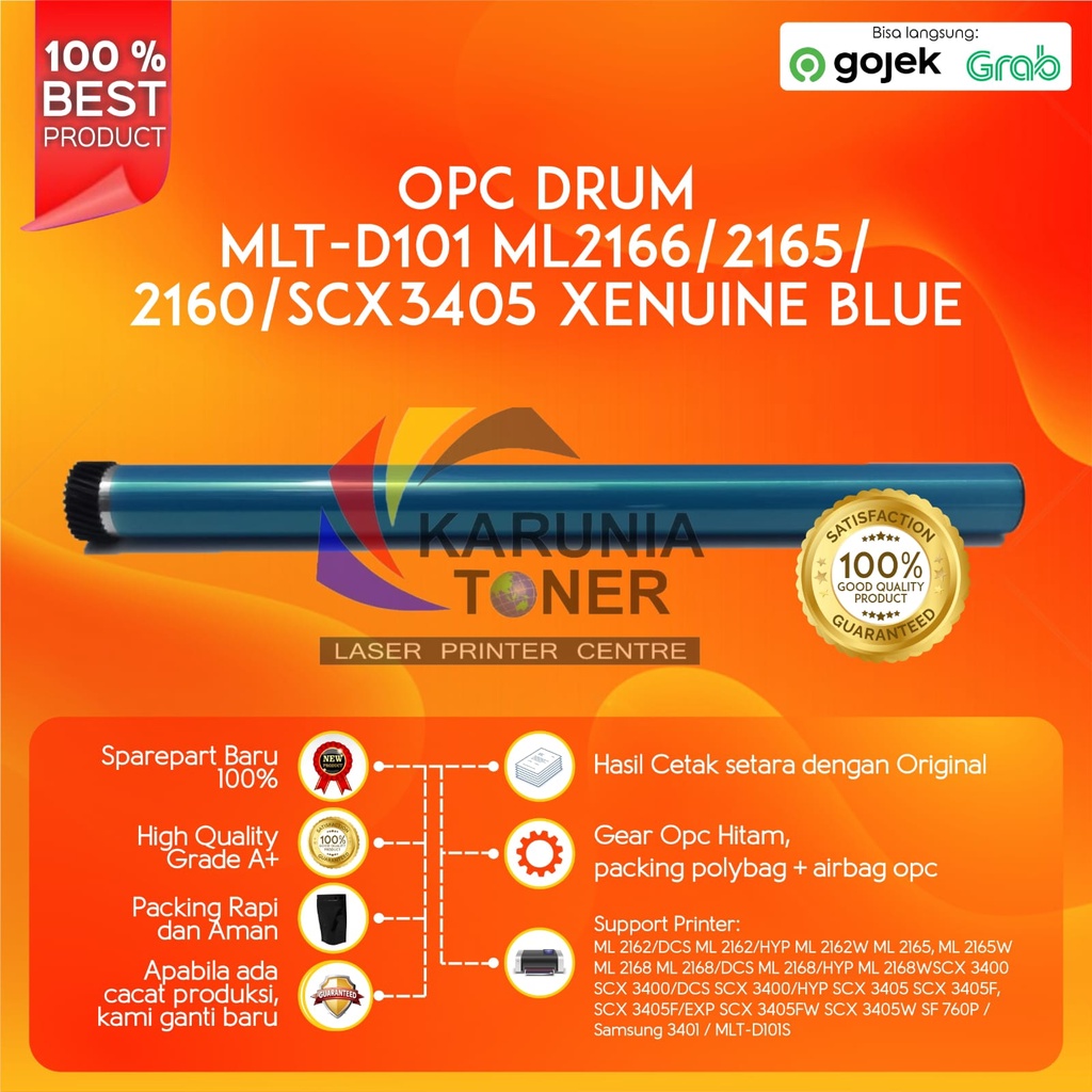 OPC DRUM XENUINE BLUE MLT D101 ML2166 2165 2162 2160 SCX3400 SCX3405