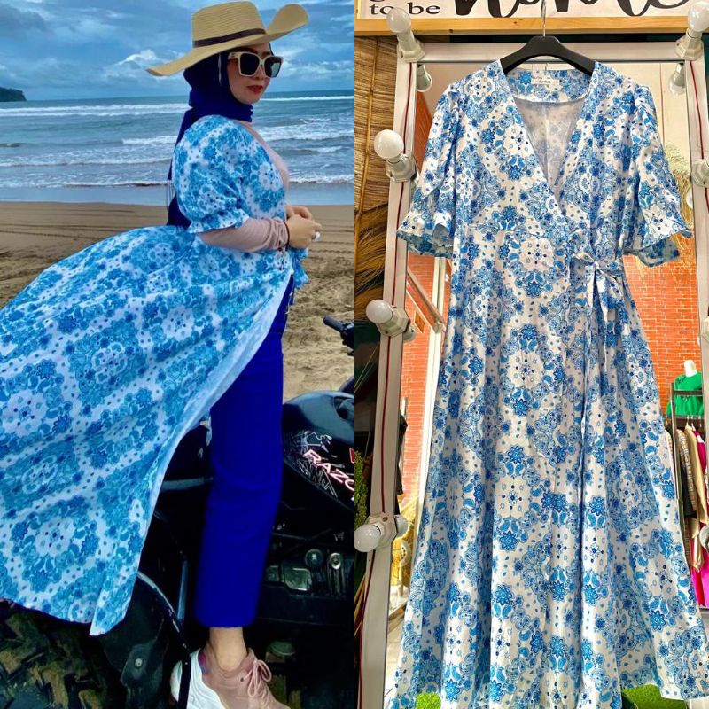 Outer bunga katun premium