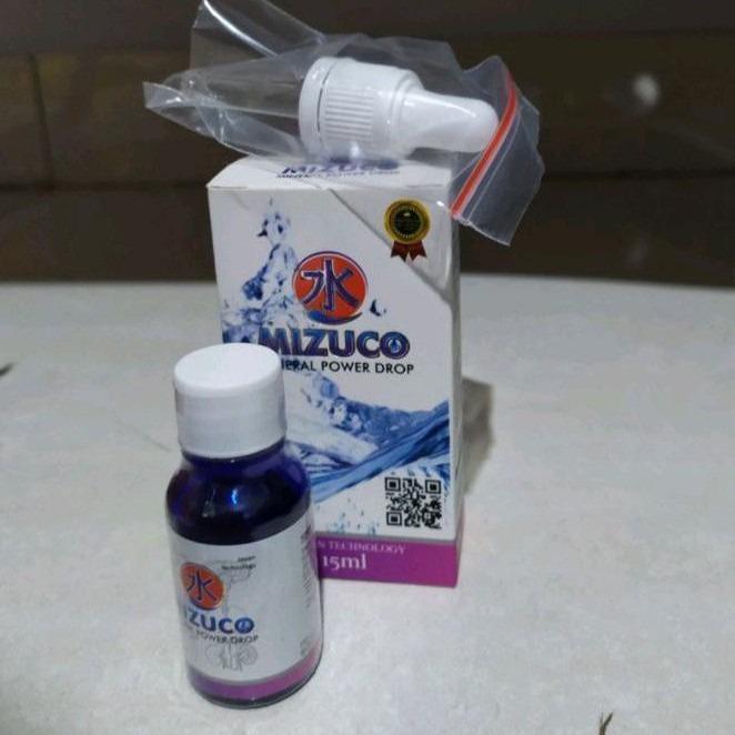 Mizuco Mizu Co Mizuko Alkali Mineral Asli 100% 1botol isi 15ml Air kesehatan air mineral air obat ai