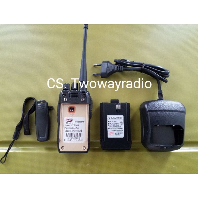 HT MYTETRA MYT-365 - WALKIE TALKIE RADIO MYT365 - UHF 400-470mhz Handy Talky selain pofung KDC1