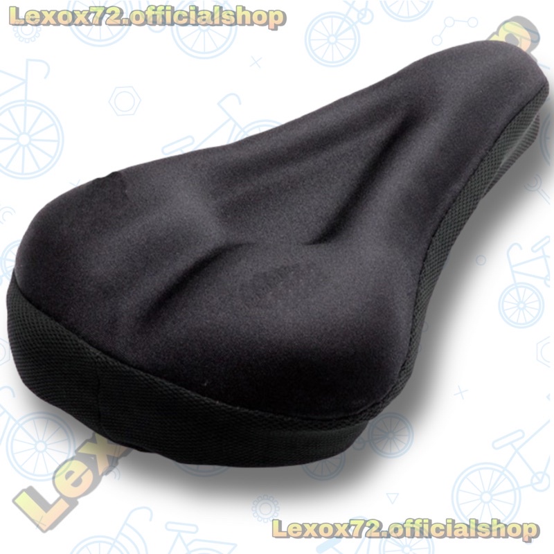 TaffSPORT Jok Sadel Sepeda 3D Silicone Gel - TP-ZT01 - Black
