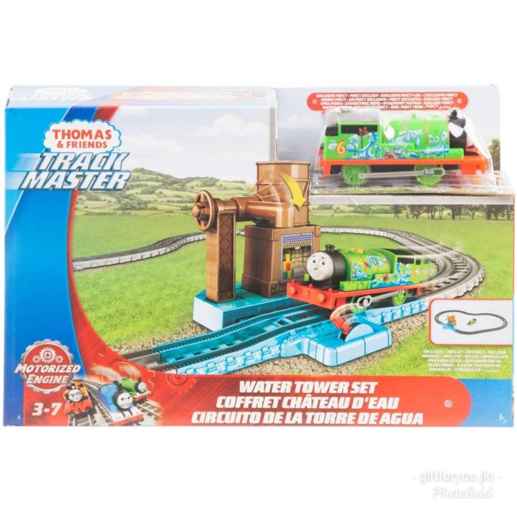 Thomas & Friends Mainan Anak Lucu Trackmaster Water Tower Set Playset Kereta Api Track Rel Train