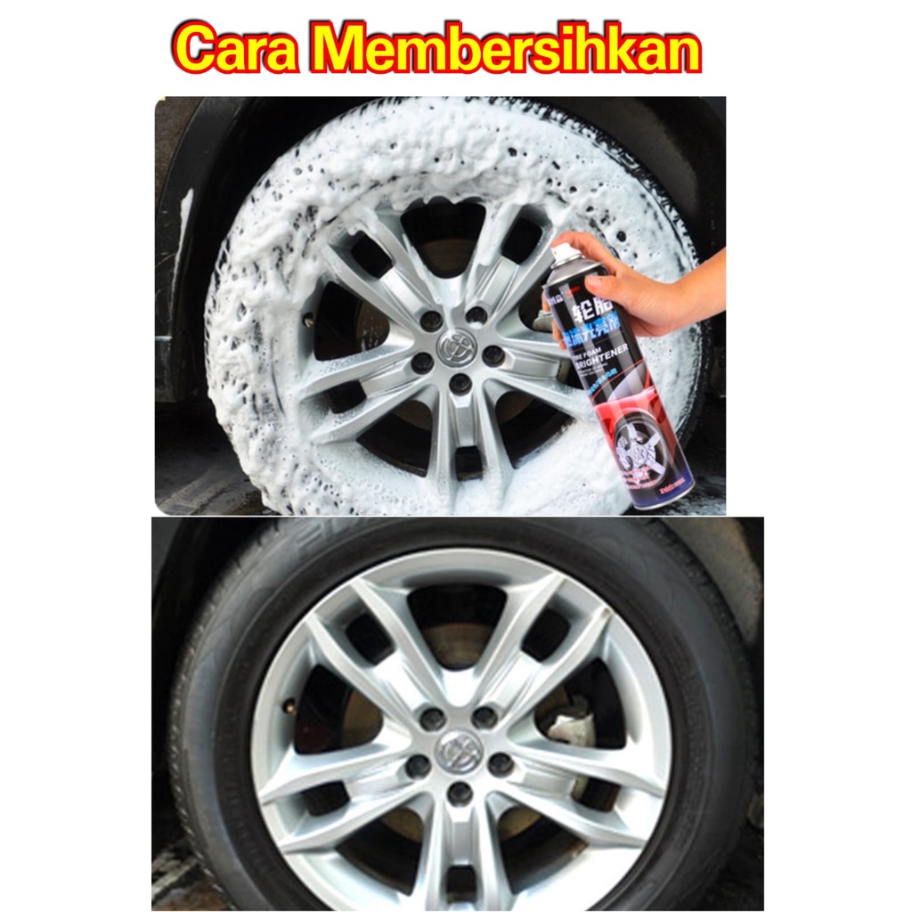 Pengkilat Busa Ban / Tire Foam Brightener - Kilat Ban Motor dan Mobil - Ban kilat / Ban Cerah