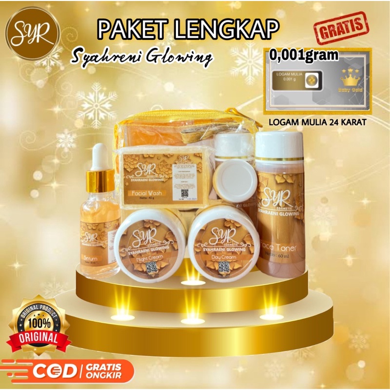 BISA (COD) SYAHRENI GLOWING PAKET LENGKAP / SYR GLOWING PAKET LENGKAP ORIGINAL