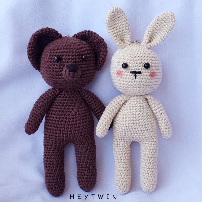 amigurumi boneka rajut crochet doll lucu kado unik pacar cewek couple anak cowok kekinian korea hits