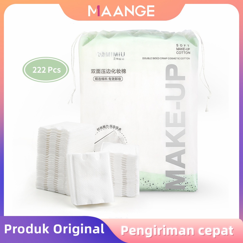 MAANGE Cotton Pad 222 pcs Penghapusan Rias 3021