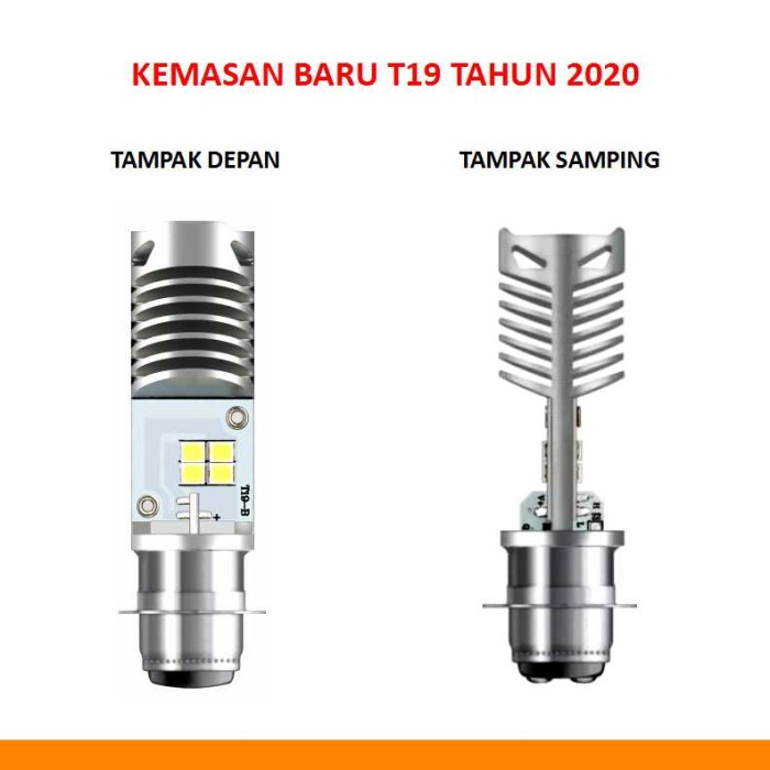 Segera Miliki Cod Lampu Depan Led Motor Honda Beat 2012 - 2018 Osram T19 Warna Putih Limited