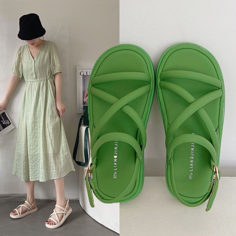 MYSTYLE Jeni Korea Design Sandal Tali Fashion Wanita Import