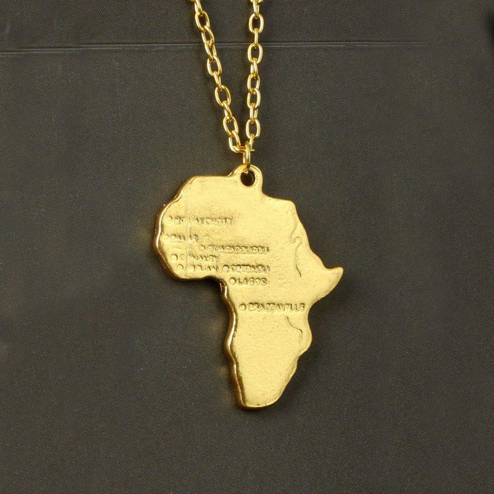 Needway  Kalung Pria Rantai Etnik Fashion Afrika Negara Liontin