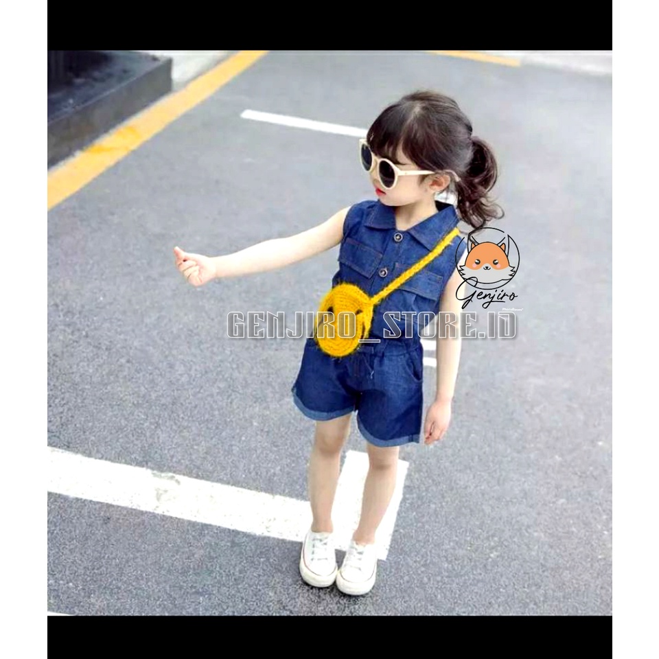 SETELAN ANAK PEREMPUAN/DENIM CEWEK/UNTUK USIA 6 BLN - 4 THN/COD