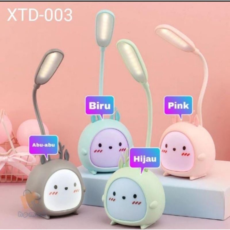 LAMPU BELAJAR LED LAMPU MEJA PORTABLE LUCU USB CHARGER