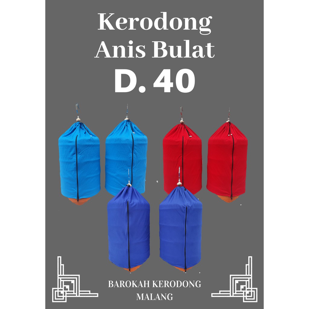 KERODONG SANGKAR BURUNG ANIS HWAMEI WAMBI SIZE 40