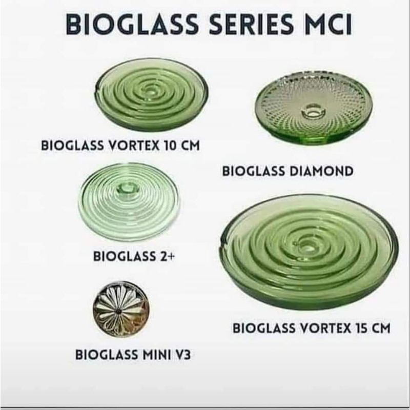 PROMO  Bioglass Bio Vortex  15 cm ORIGINAL 100% MCI