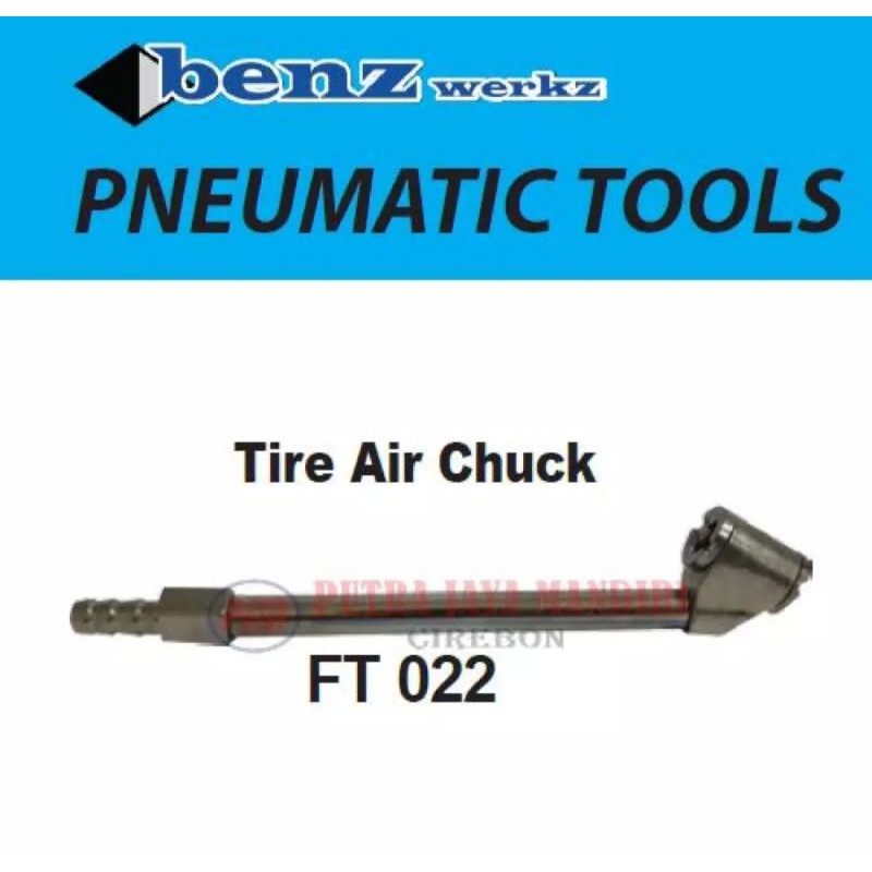 Benz Tire Chuck Selang FT022 / Air Chuck Alat Isi Angin Ban FT 022 Selang