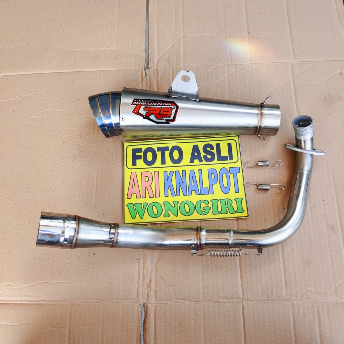 KNALPOT R9 JIGSAW BEAT VARIO 110 125 150 SCOOPY GENIO LEHER ATAS