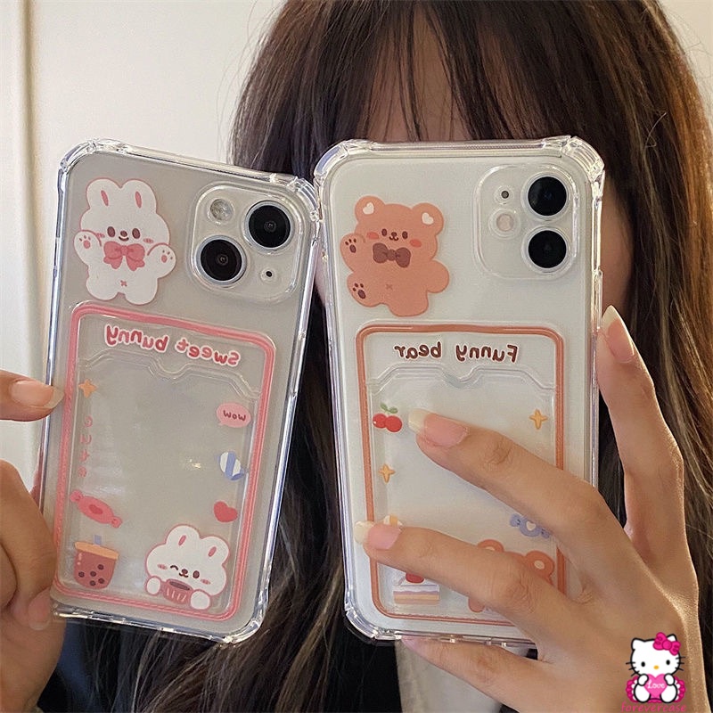 Soft Case Tpu Transparan Anti Jatuh Holder Kartu Untuk Realme C25s C21Y 9I C11 2021 C25Y Narzo 30A 20 C20 C25A