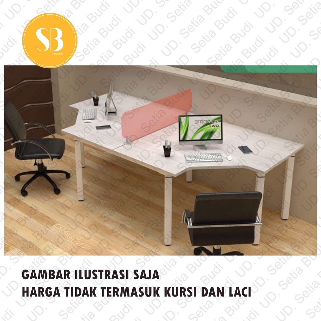 Meja Kerja Office Plus 2 Staff OPS-SS 1212