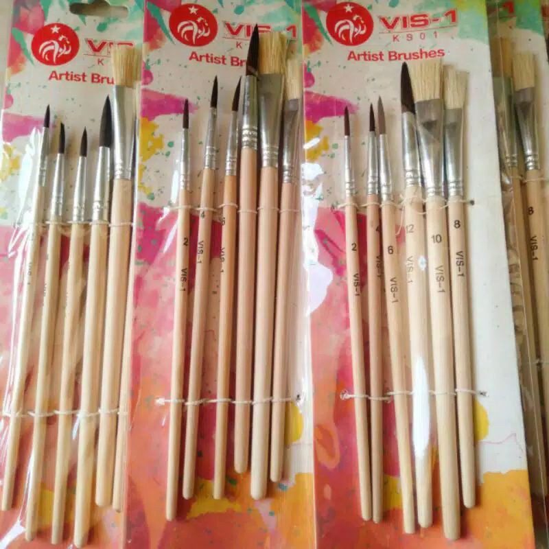 Kuas Set Vis-1 KS-01