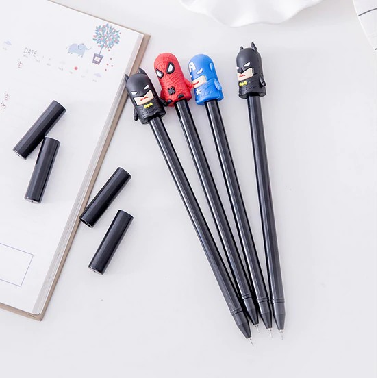 

Pen Karakter Heroes Captain Pulpen Super Hero Pena Bolpoin Ballpoint