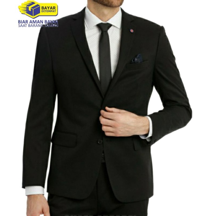 Jas pria hitam polos / Jas pria putih polos / Jas size Jumbo