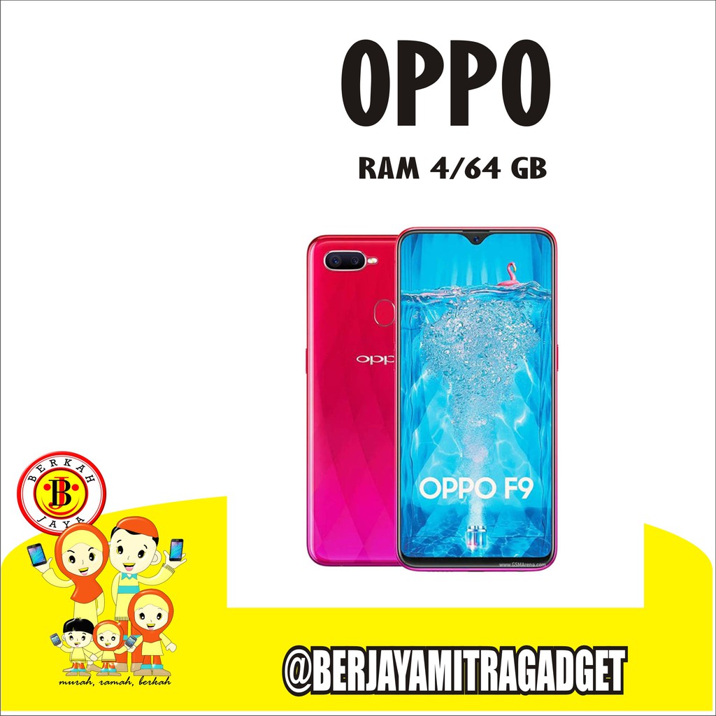 Oppo F9 Ram 4 GB-64 GB- Berjayamitra Gadget