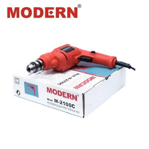 MODERN M2100C / MESIN BOR MODERN 10MM / MESIN BOR KAYU BESI MODERN