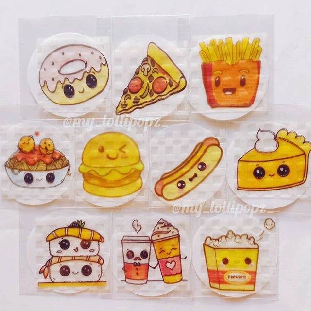 

CUTE FOOD , edible / rice paper , aman dimakan