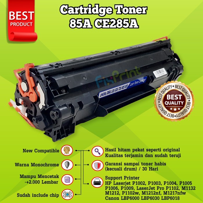 Cartridge Toner Compatible XP 85A CE285A For Printer P1102