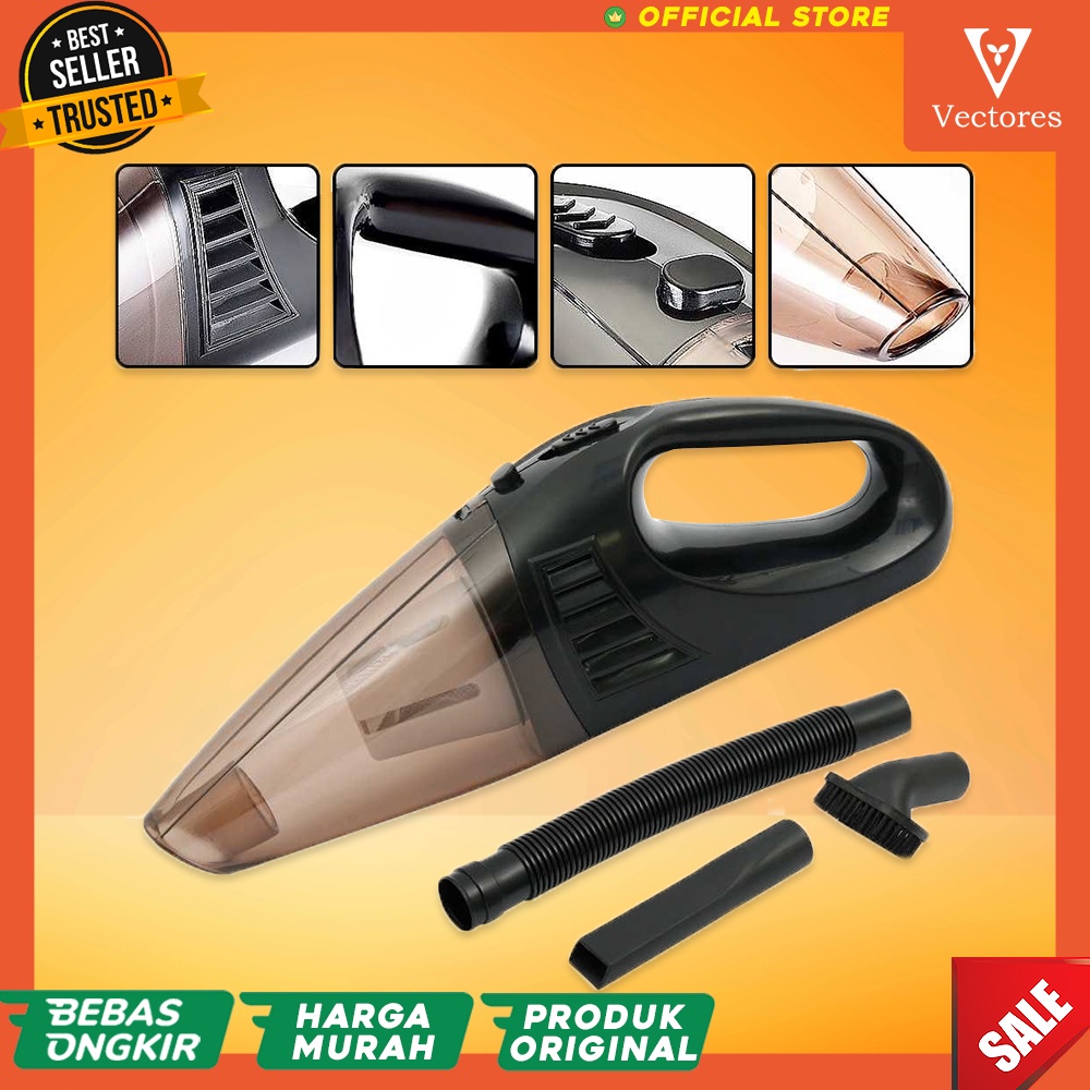 [ORIGINAL] Vacuum Vacum Cleaner Sedot Debu Kutu Kotoran Hand Car Handcar Mobil Praktis Mini Serbaguna Terbaru Murah