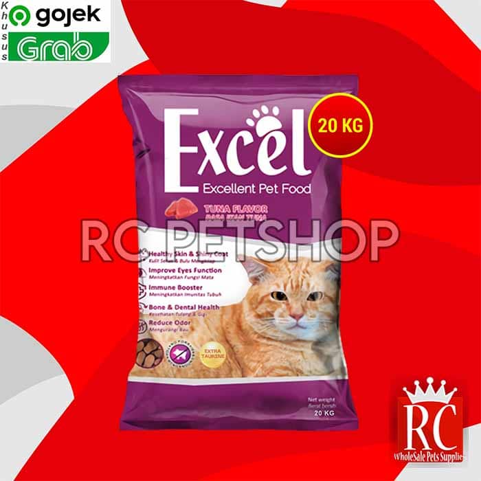[GOSEND] Makanan Kucing / Cat Food Excel 20 kg