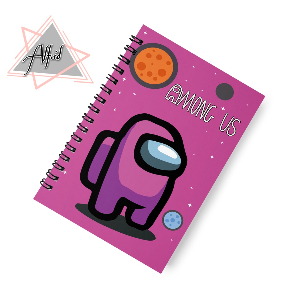 

Notebook Among US (A) / A6 / Hardcover / 60 lembar / Bergaris