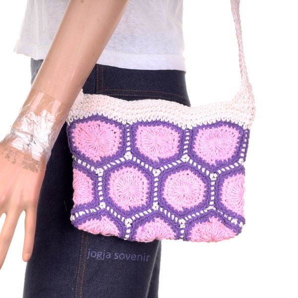 Tas Rajut Kecil Motif Kura-Kura