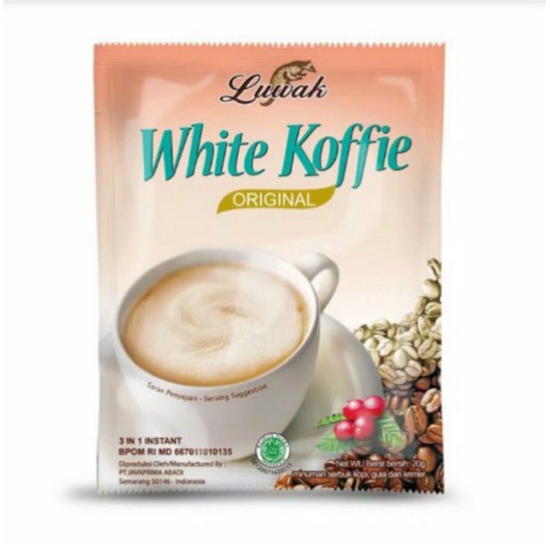 

Luwak White Koffie Original Kopi Instant 3in1 Renteng Renceng