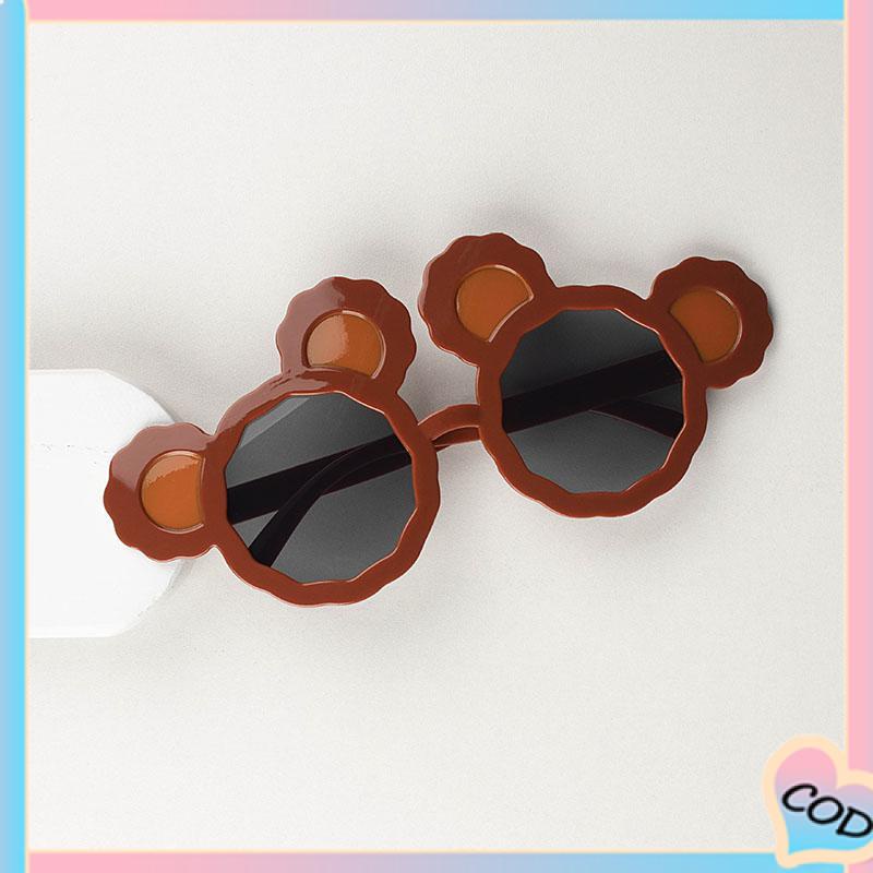 COD❤️Kacamata Hitam Desain Telinga Beruang Lucu Untuk Dekorasi Pesta Ulang Tahun Dewasa Anak