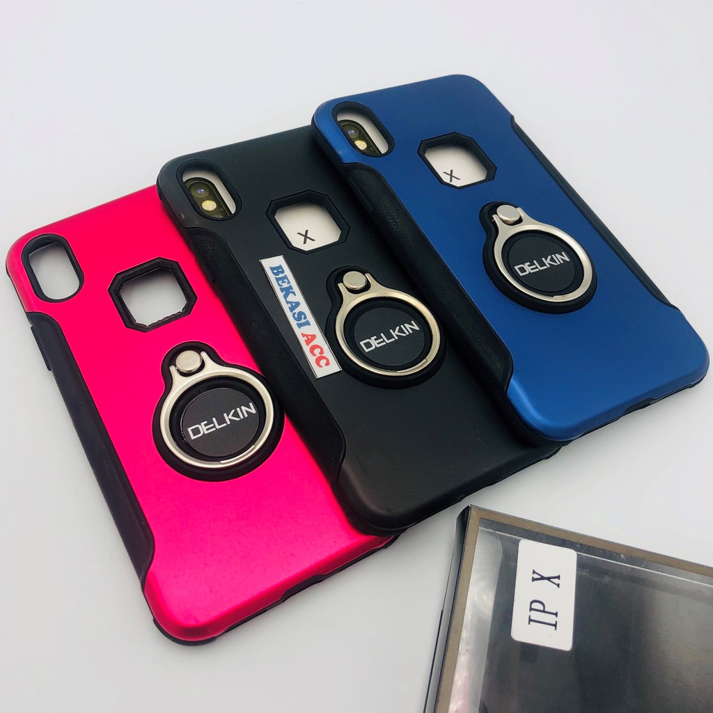 CASE IPHONE X DELKIN RING / CASE RING IPHONE X