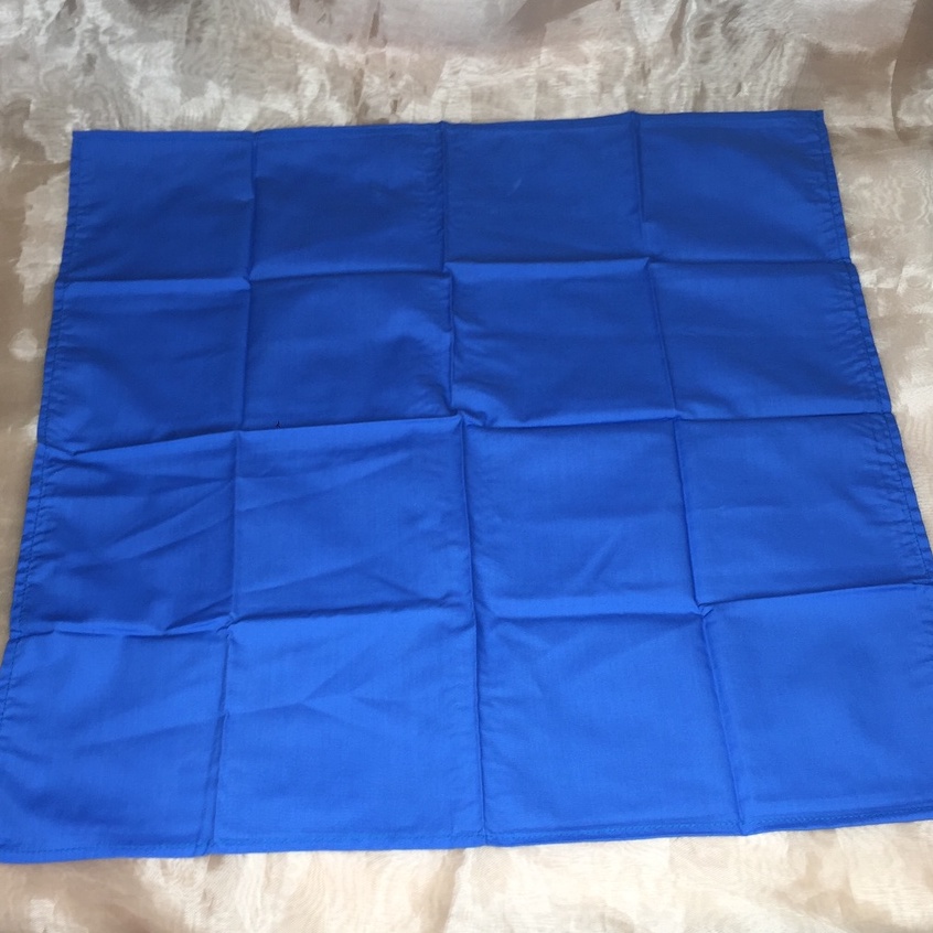 Kain Duk Polos Warna Biru/ Kain Duk Steril/ Kain Duk Rapat