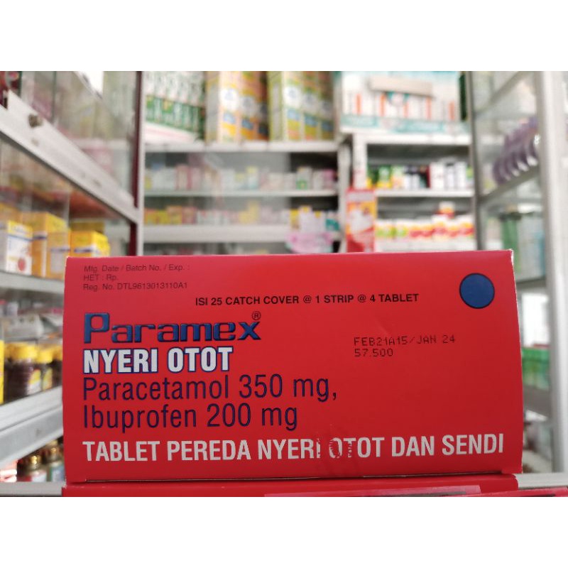 PARAMEX NYERI OTOT 1 STRIP @4 TABLET | Tablet Nyeri Otot &amp; Sendi - ED 11/2025