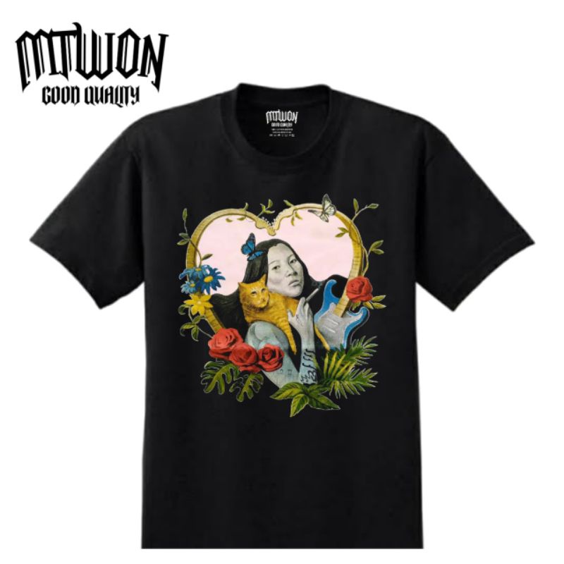 Kaos DANILLA X NGOBRYLS danila riyadi baju hitam/black pria wanita dewasa remaja anak tshirt tee man