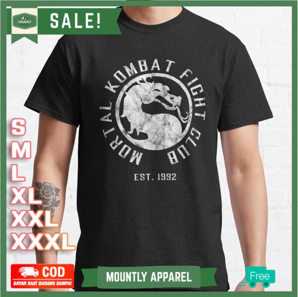 Kaos Baju Mortal Kombat Fight Club | Mortal Kombat 11 Mortal T-shirt Premium