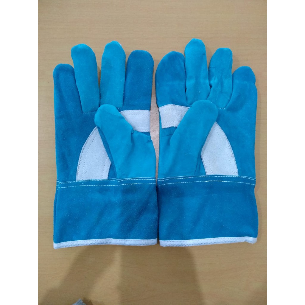 SARUNG TANGAN LAS YUTAKA 11INCH Bla Bla Warna Tosca