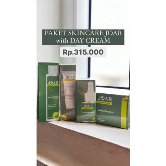 paket joar skincare with day cream