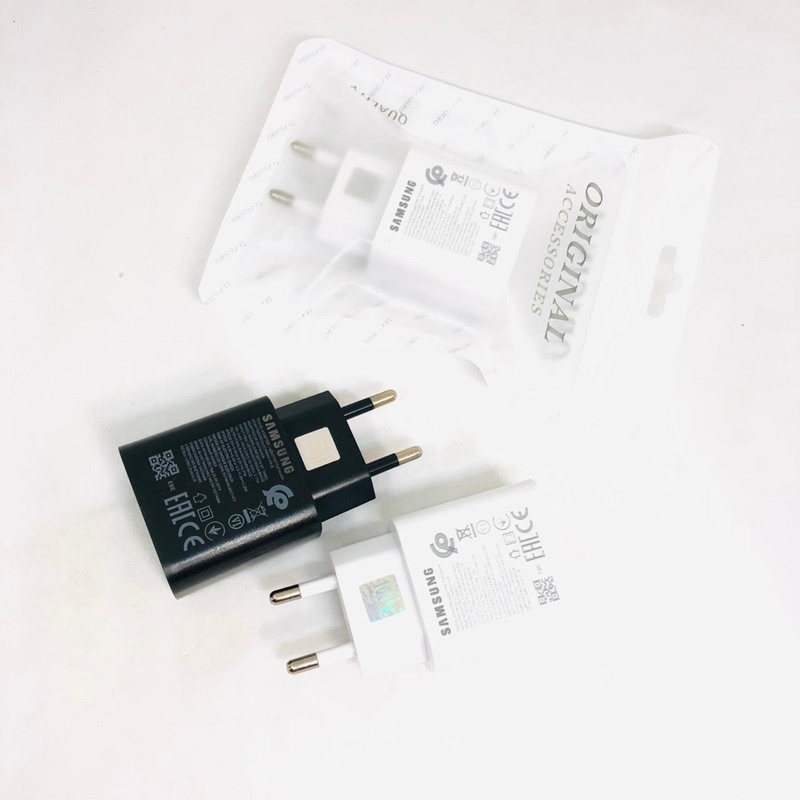 GROSIR BATOK 25W USB TYPE C SAMSUNG ORIGINAL NOTE10 NOTE20 TRAVEL ADAPTER