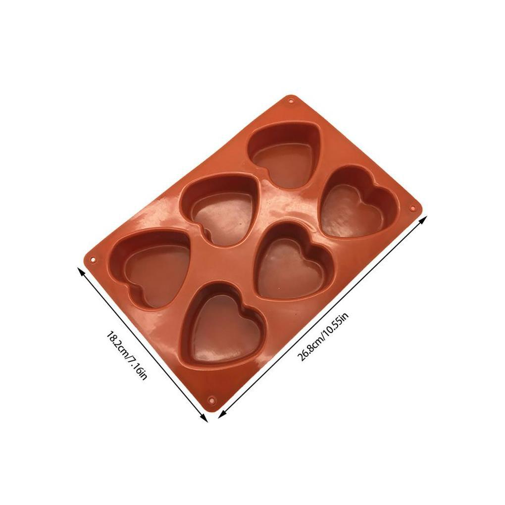 Silicone Muffin Cups Tahan Panas Non-Stick Cookie Heart Mold Reusable Flexible Cupcake Tray DIY Roasting Cetakan Bakery