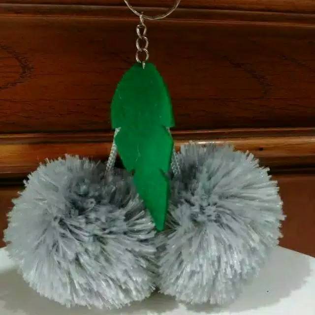 Aksesoris pompom Gantungan Kunci Gantungan Tas Lucu Aksesoris Tas