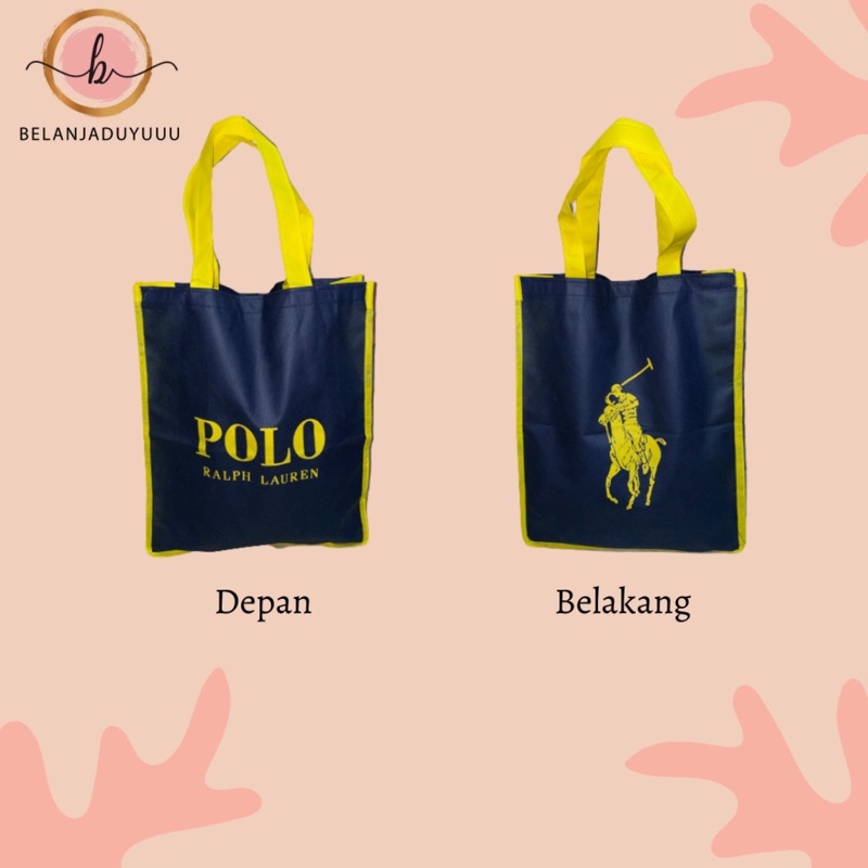 Tote Bag Polo / Reusable Bag Pembungkus Kado