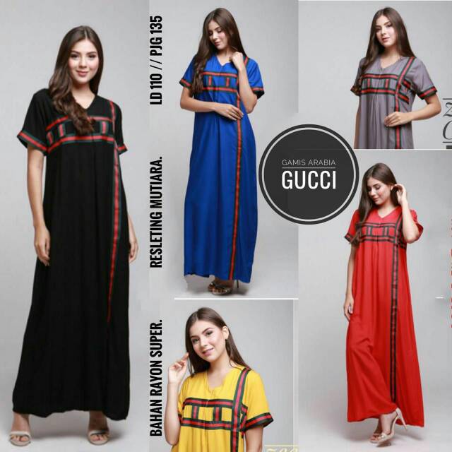DASTER ARAB GUCCI | RESLETING DEPAN | BUSUI RAYON SUPER GRADE A