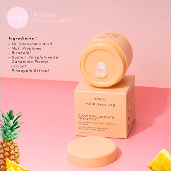 Avoskin Your Skin Bae Glow Concentrate Treatment All Varian