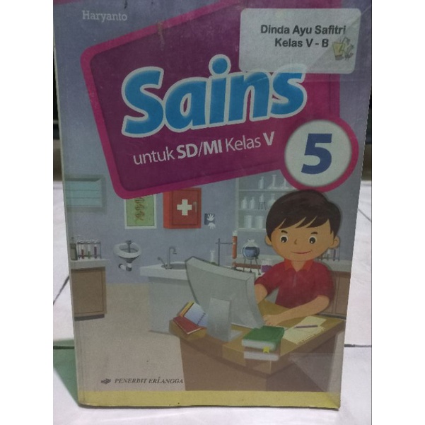SAINS 5 SD ERLANGGA ( BEKAS ) KTSP 2006