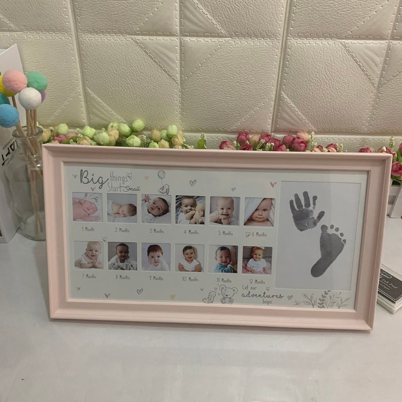 Mary Frame Foto Peringatan Pertumbuhan Bayi Newborn 12 Bulan