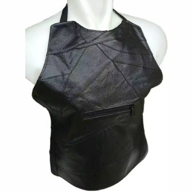 Rompi motor kulit asli otto pelindung dada pelindung dari angin termurah asli garut